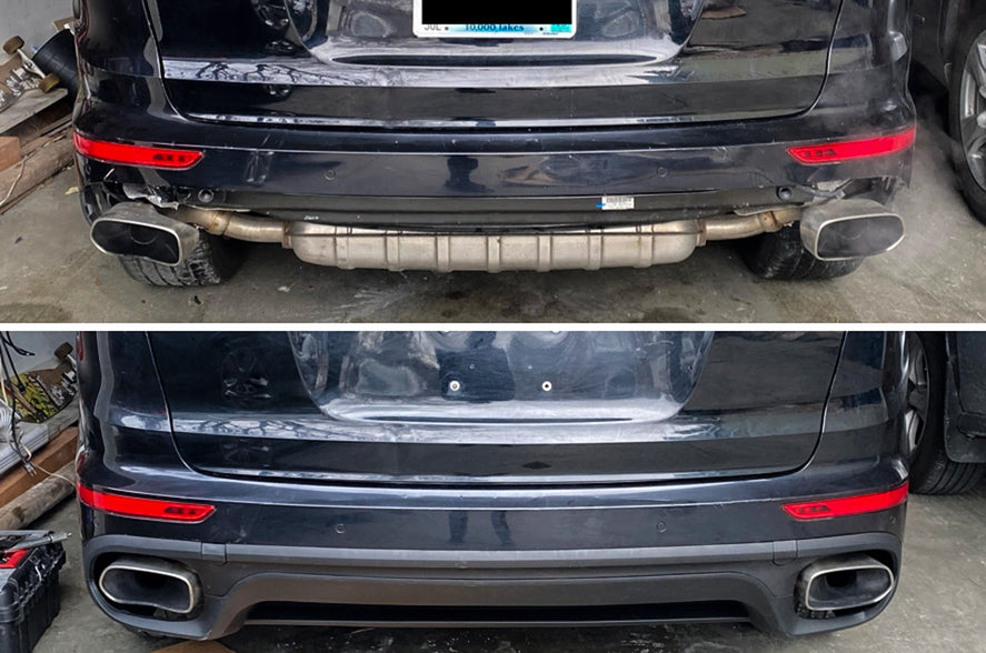The Best Rear Bumper Upgrade Porsche Cayenne 2015-2018 - German Auto Body Parts | Gab Parts