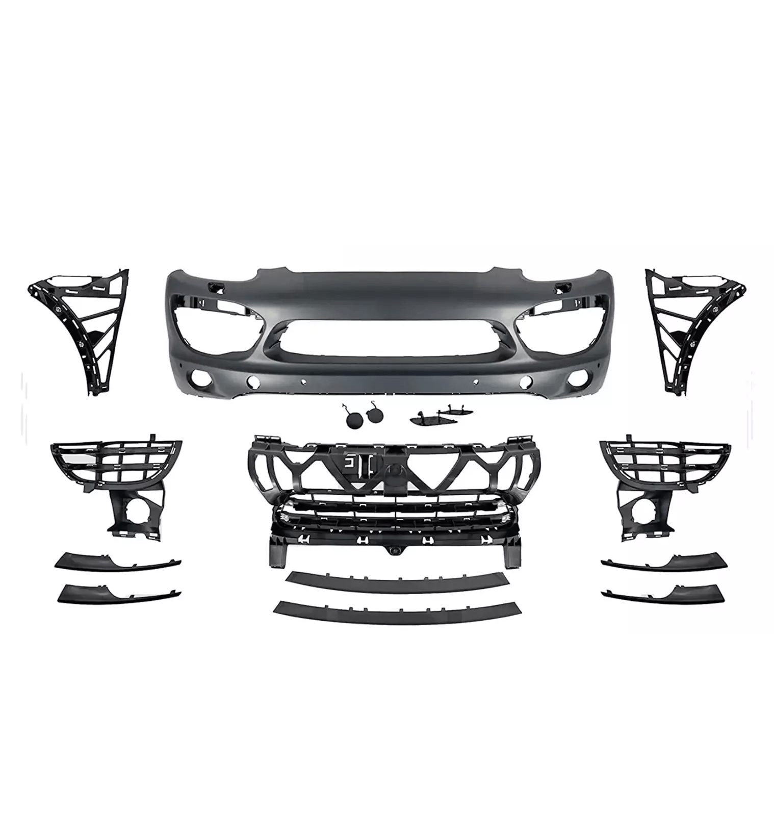 Front Bumper Assembly Body Kit Fits Porsche Cayenne 2011 - 2014 958 92A 95850522131G2L Grilles Supports - German Auto Body Parts | Gab Parts