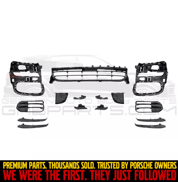 Porsche Panamera 2014 - 16 Front Bumper Elements Body Kit Grille Trim Molding - German Auto Body Parts | Gab Parts