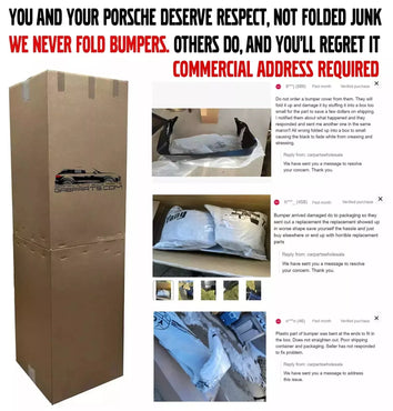 Porsche Panamera 2014 2015 2016 Front Bumper Body Kit 97050591169 97050591151 - German Auto Body Parts | Gab Parts