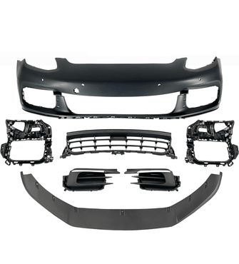 Porsche Panamera 2017 - 2021 Front Bumper Cover Set Body Kit Grille 971898010B - German Auto Body Parts | Gab Parts