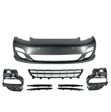 Porsche Panamera 970 2010 - 13 Front Bumper Cover Grille Fog Light Body Kit Set - German Auto Body Parts | Gab Parts