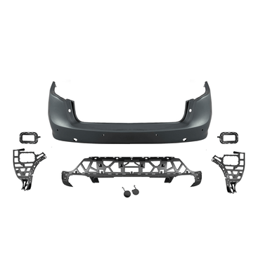 Rear Bumper Cover Spoiler Kit Assembly Fits Porsche Cayenne 2011 - 2014 958 92A 95850541111G2X - German Auto Body Parts | Gab Parts