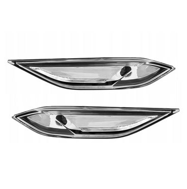 Clear Side Marker Light Porsche Cayenne 2011-2014 European Left Right Set 95863110100 95863110200 German Auto Body Parts