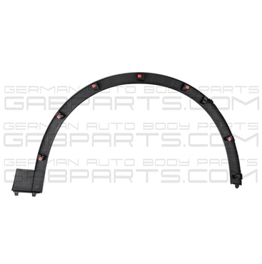 Front Left Wheel Arch Flare Fender Trim Porsche Cayenne 2019-UP Matte Black 9Y0853717JOK1 - German Auto Body Parts | GabParts