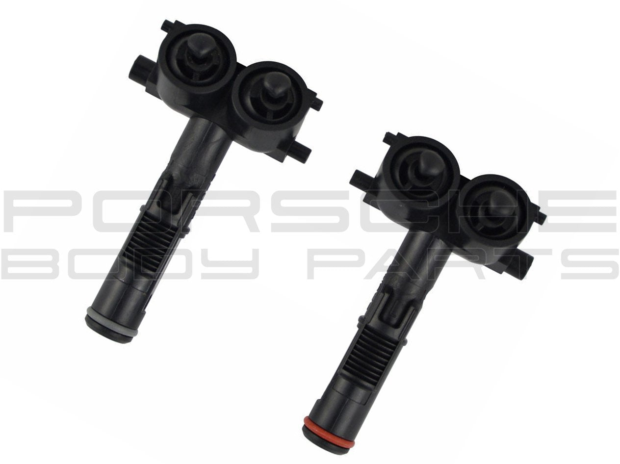Headlight Washer Spray Nozzle Jet For PORSCHE CAYENNE 2011-2018 Left Right Pair - German Auto Body Parts | GabParts