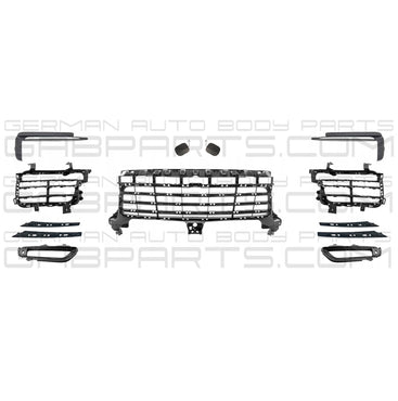 Porsche Cayenne 2019-Current NO ACC Front Bumper Kit Assembly Set Complete 9Y0807217BG2X - German Auto Body Parts | Gab Parts