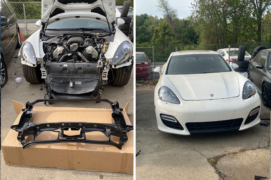 Panamera Collision Solution: Radiator Support Panel for Flawless Restoration - German Auto Body Parts | Gab Parts