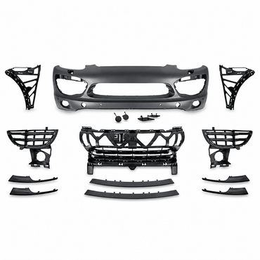Front Bumper Assembly Body Kit Fits Porsche Cayenne 2011-2014 958 92A 95850522131G2L Grilles Supports - German Auto Body Parts | Gab Parts