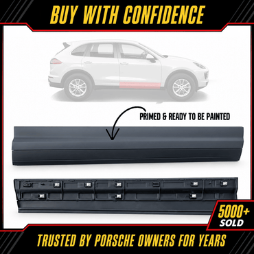 Front Right Lower Door Molding Trim Fits Porsche Cayenne 2011-2018 95855978804G2X - German Auto Body Parts | Gab Parts