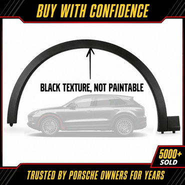 Porsche Cayenne 19-26 Front Left Wheel Arch Molding Fender Flare 9Y0853717JOK1 - German Auto Body Parts | Gab Parts
