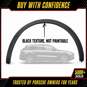 Porsche Cayenne 19-26 Rear Right Wheel Arch Fender Flare Trim 9Y0854732OK1 - German Auto Body Parts | Gab Parts