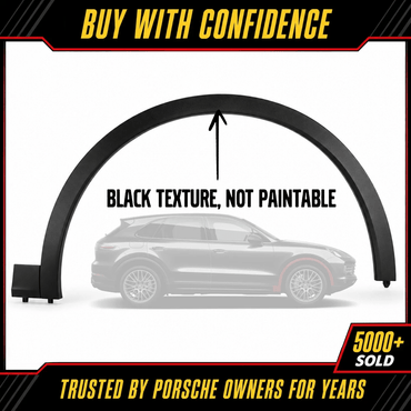 Porsche Cayenne 19-26 RH Passenger Front Fender Flare Wheel Arch Trim 9Y0853718JOK1 - German Auto Body Parts | Gab Parts