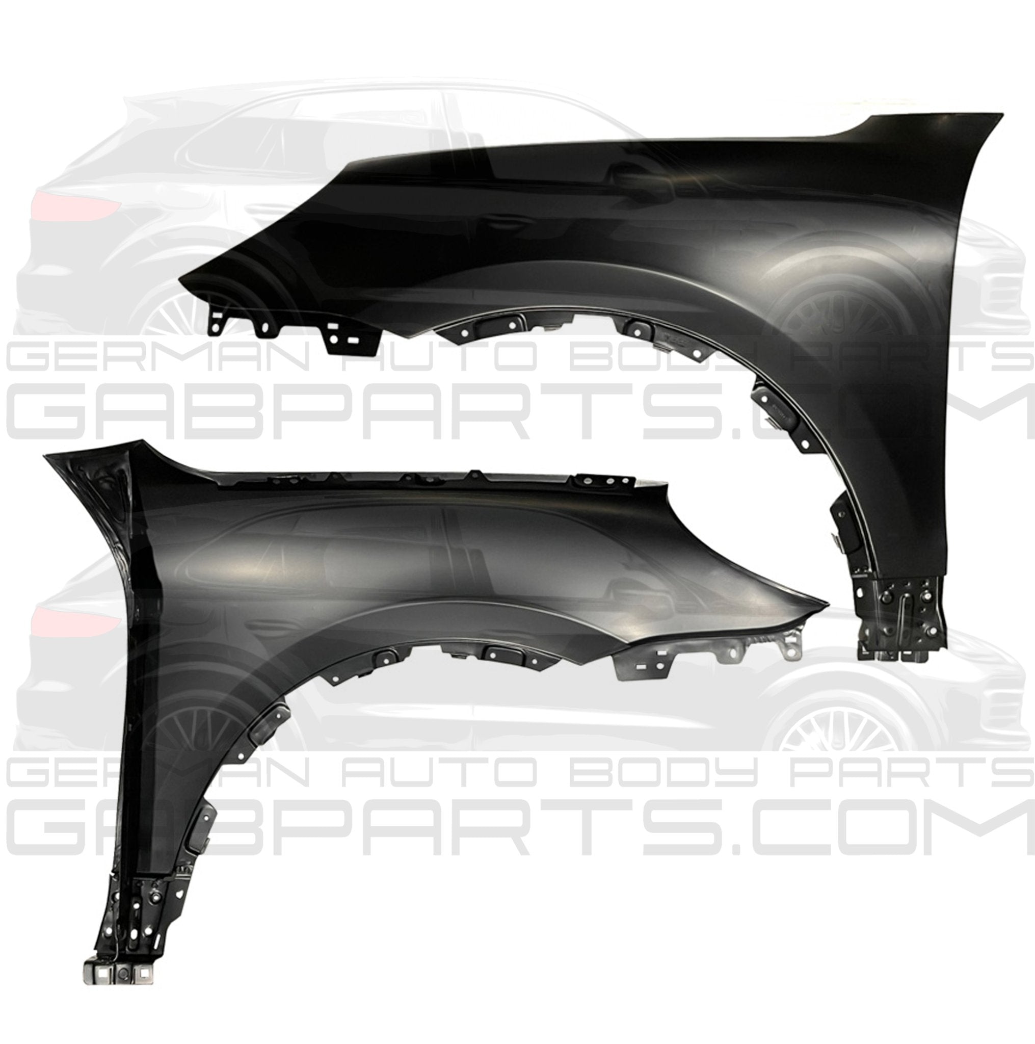 Porsche Cayenne 2015 - 18 Front Left Fender Premium Aluminum 958821021GRV - German Auto Body Parts | Gab Parts