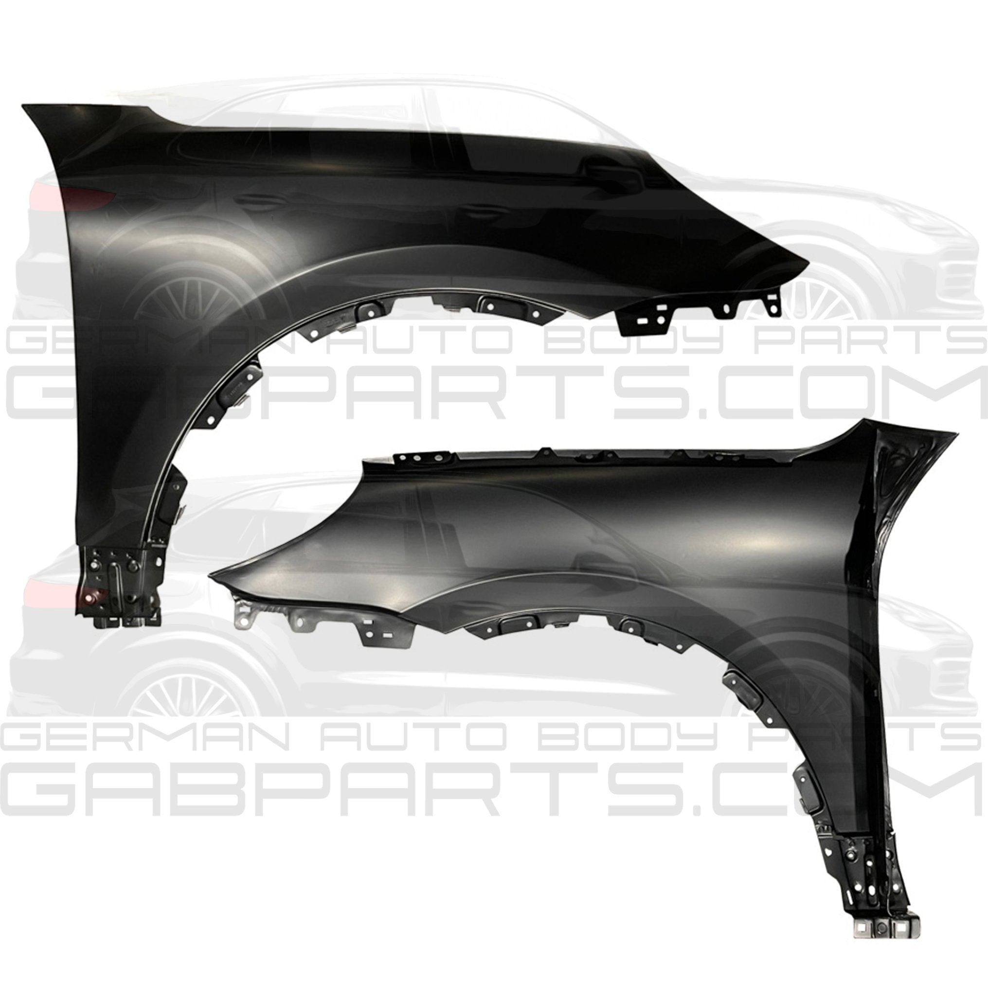 Porsche Cayenne 2015 - 18 Front Right Fender Premium Aluminum 958821022GRV - German Auto Body Parts | Gab Parts