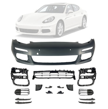 Porsche Panamera 2014 2015 2016 Front Bumper Body Kit 97050591169 97050591151 - German Auto Body Parts | Gab Parts