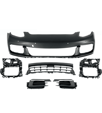 Porsche Panamera 2017 - 2021 Front Bumper Cover Set Body Kit Grille 971898010B - German Auto Body Parts | Gab Parts