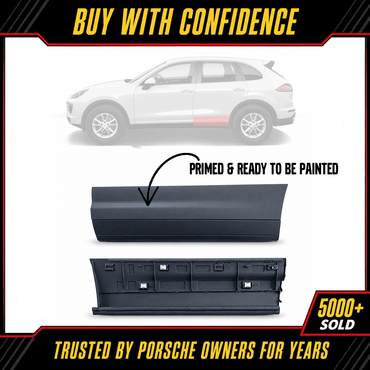 Rear Left Lower Door Molding Trim Fits Porsche Cayenne 2011-2018 95855978900G2X - German Auto Body Parts | Gab Parts