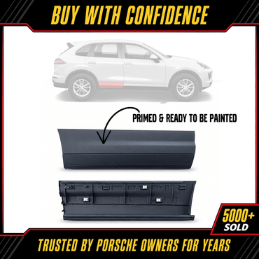Rear Right Lower Door Molding Trim Fits Porsche Cayenne 2011-2018 95855979000G2X - German Auto Body Parts | Gab Parts
