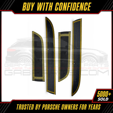 For Porsche Macan 15-21 Paintable Door Lower Molding Trim Set 95B04480200