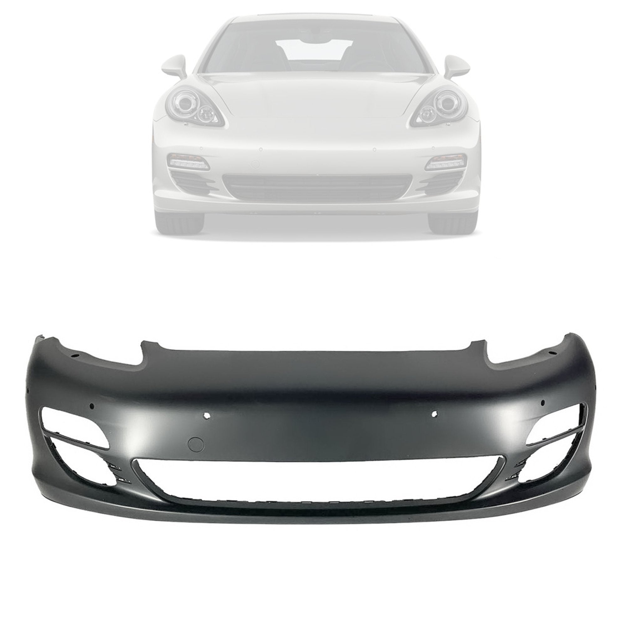 Porsche Panamera 970 2010-13 Front Bumper Cover Grille Fog Light Body Kit Set